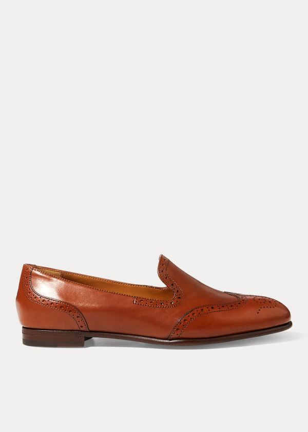 Ralph Lauren Quincy Calfskin Loafers Dame Danmark (PNIBW9473)